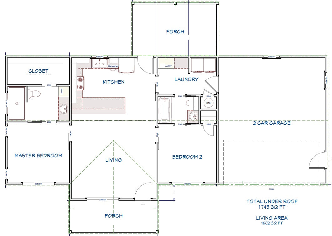 Ballpark Barndominium Plans