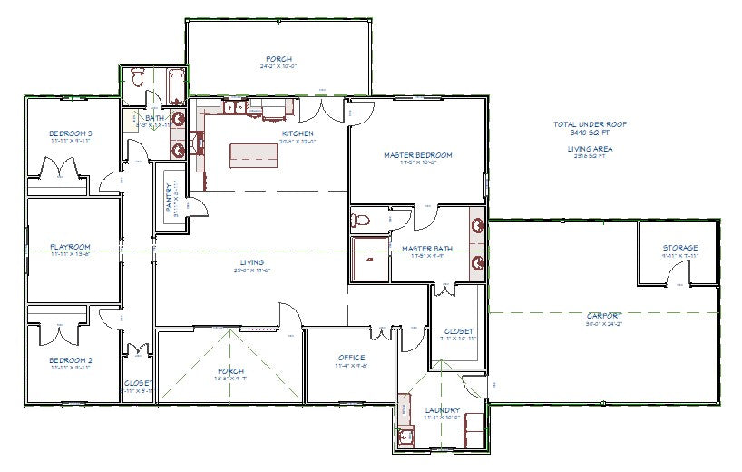 Cason Barndominium Plans