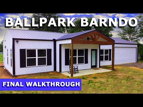 Ballpark Barndominium Plans