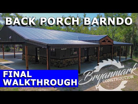 Back Porch Barndo Plans